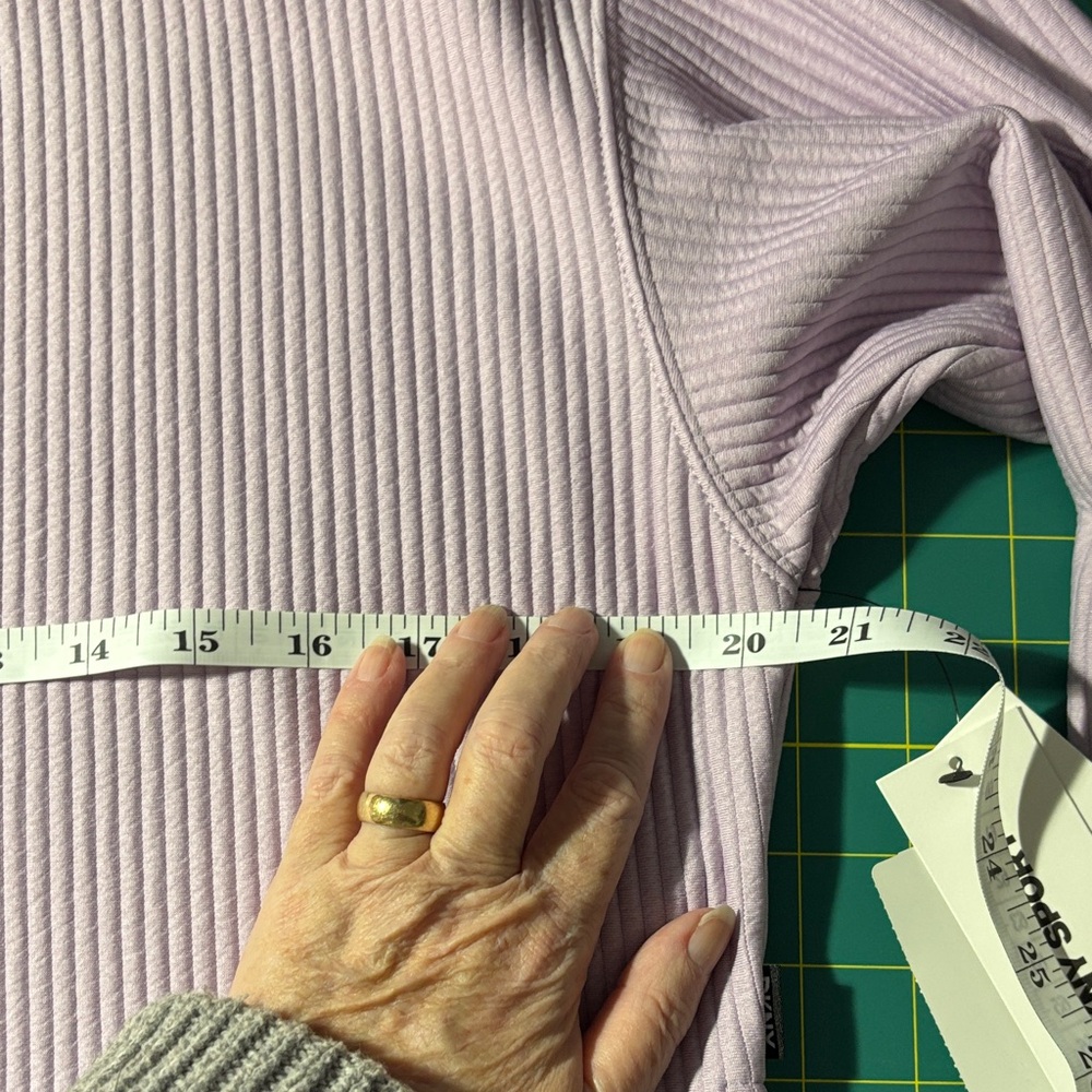Lavender Ribbed Long Sleeve Top - Picture 8 of 12